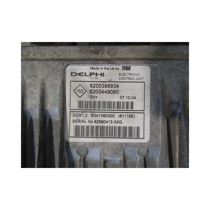 CALCULATEUR MOTEUR RENAULT MODUS