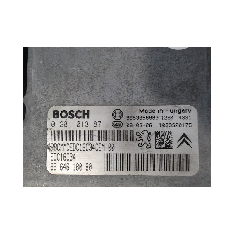 CALCULATEUR MOTEUR PEUGEOT 308