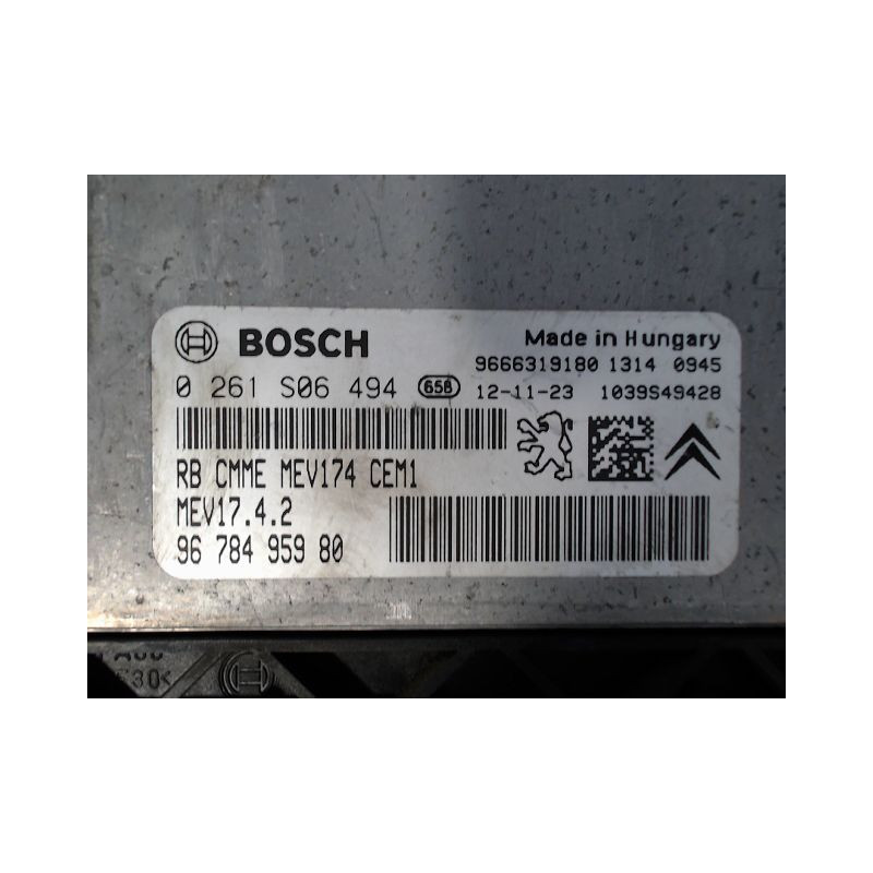 CALCULATEUR MOTEUR PEUGEOT 207 CC