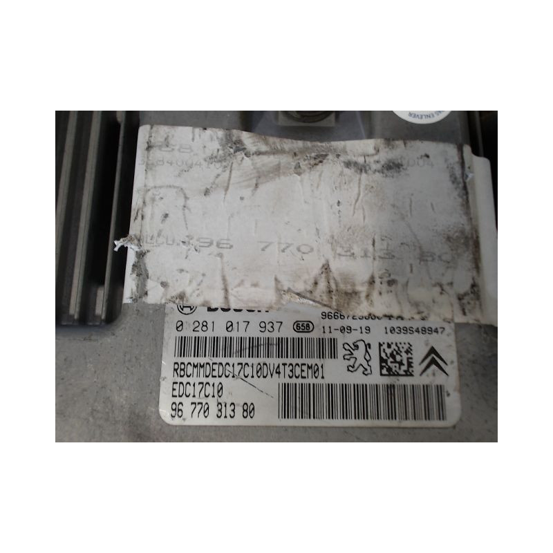 CALCULATEUR MOTEUR PEUGEOT 206+ 2009-