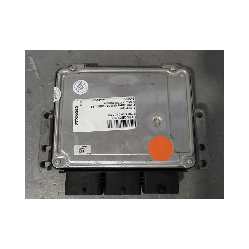 CALCULATEUR MOTEUR PEUGEOT 206+ 2009-