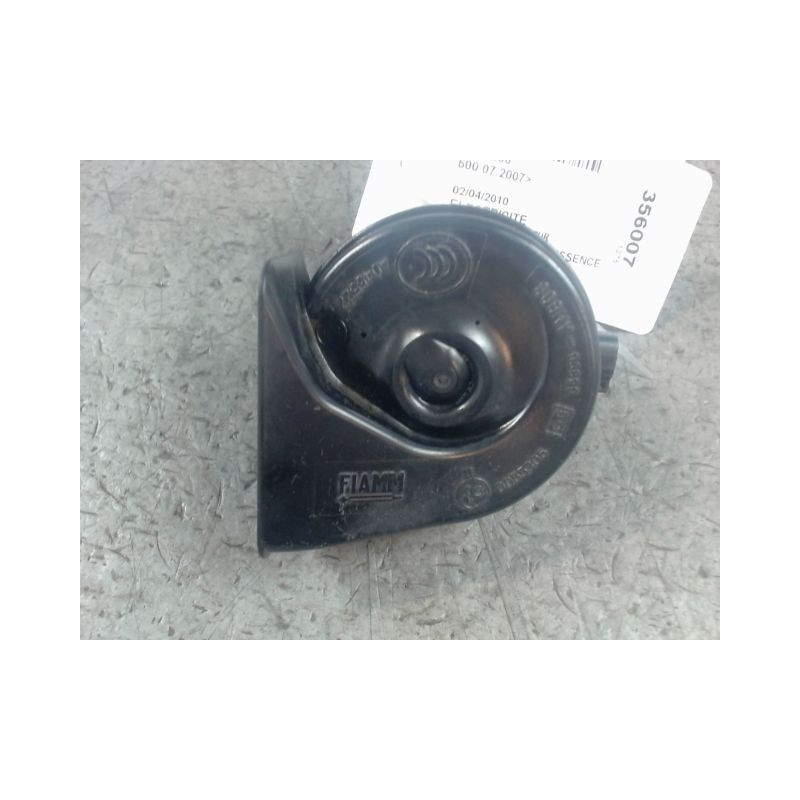 KLAXON / AVERTISSEUR FIAT 500 2007-