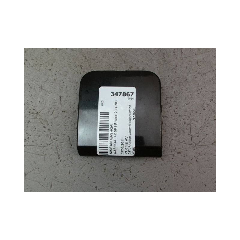 OBTURATEUR COUVRE CROCHET DE BOUCLIER AV NISSAN QASHQAI +2 I Phase 2 LONG 2010-...