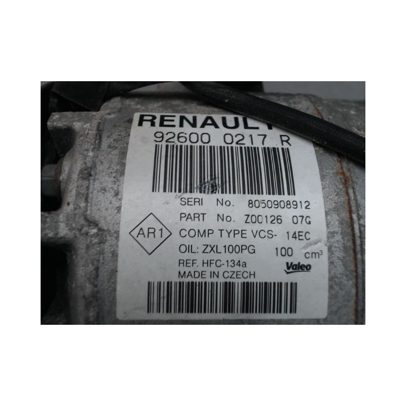 COMPRESSEUR AIR CONDITIONNE RENAULT CLIO