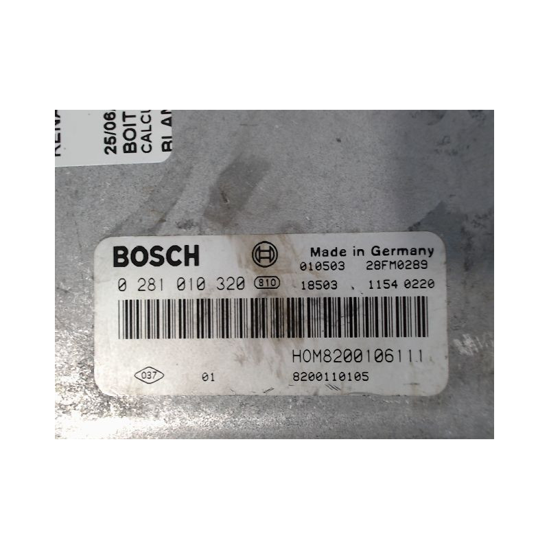 CALCULATEUR MOTEUR RENAULT MASTER