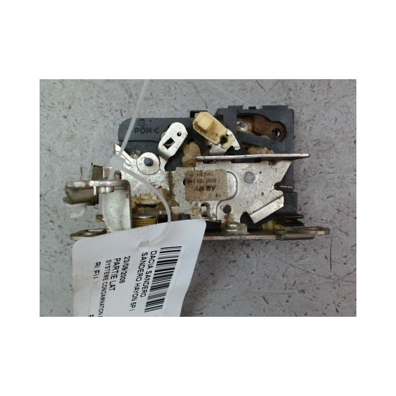 SYSTEME CONDAMNATION ARRIERE GAUCHE DACIA SANDERO I 2008-2012