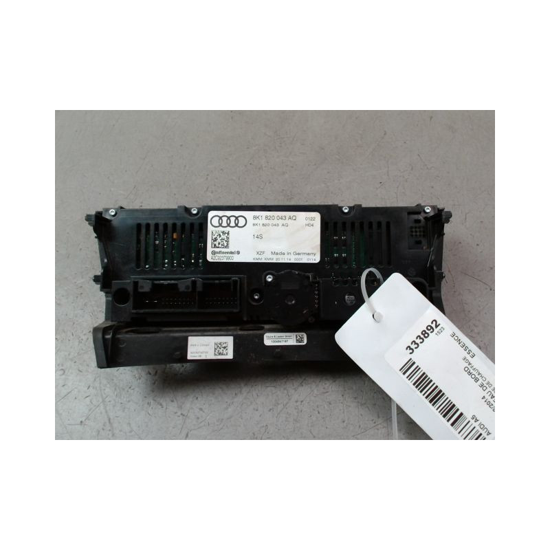 COMMANDE DE CHAUFFAGE AUDI A5
