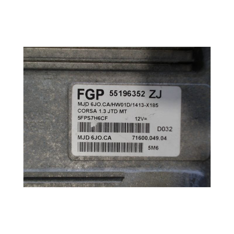 CALCULATEUR MOTEUR OPEL CORSA