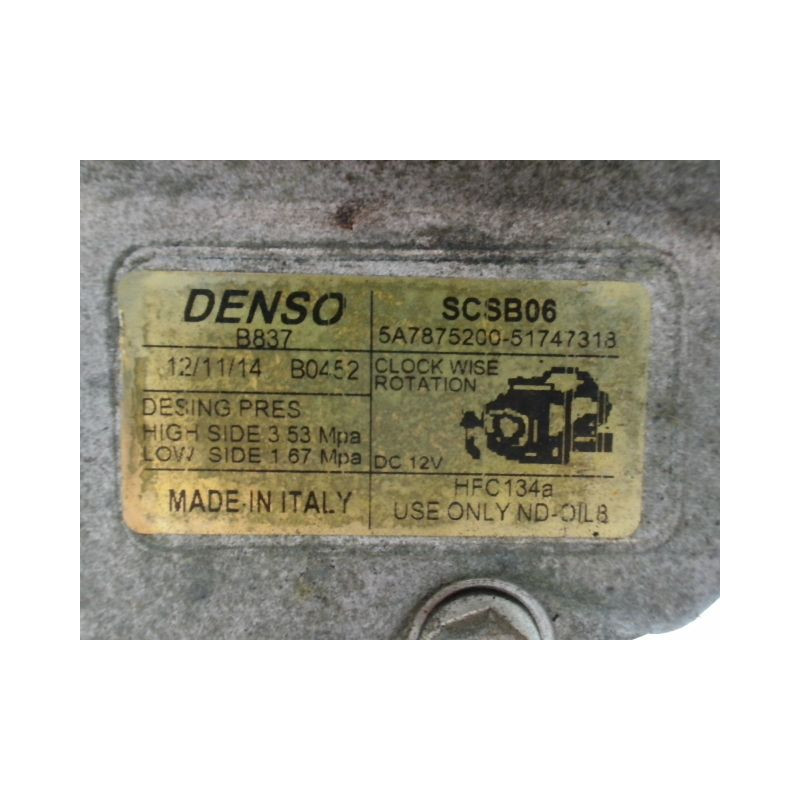 COMPRESSEUR AIR CONDITIONNE FORD KA II 2008-...