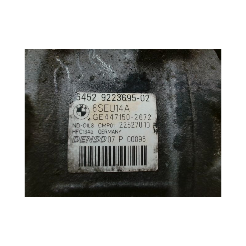 COMPRESSEUR AIR CONDITIONNE BMW SERIE 3 BERL. VI (F30/F80) 2011-...