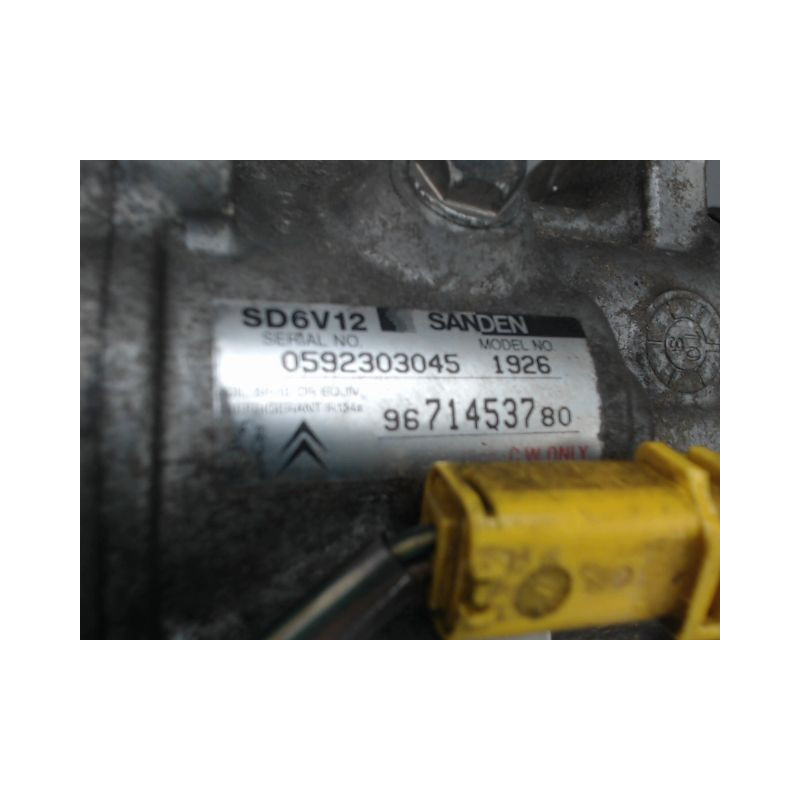 COMPRESSEUR AIR CONDITIONNE PEUGEOT 206