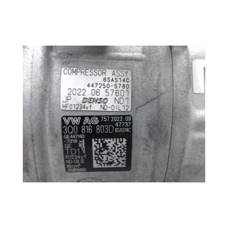 COMPRESSEUR AIR CONDITIONNE SEAT IBIZA