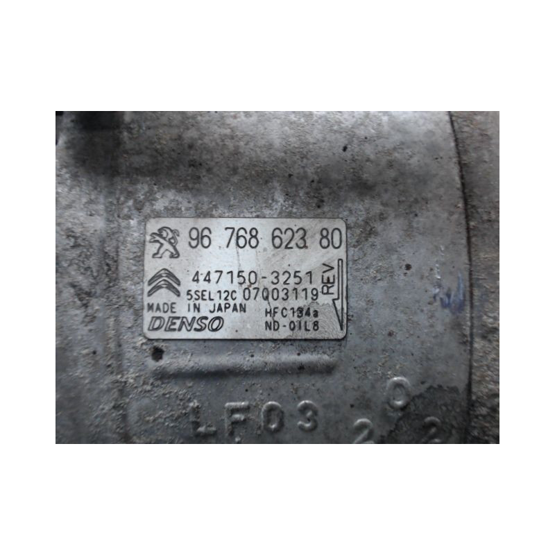 COMPRESSEUR AIR CONDITIONNE CITROEN C4 2010-