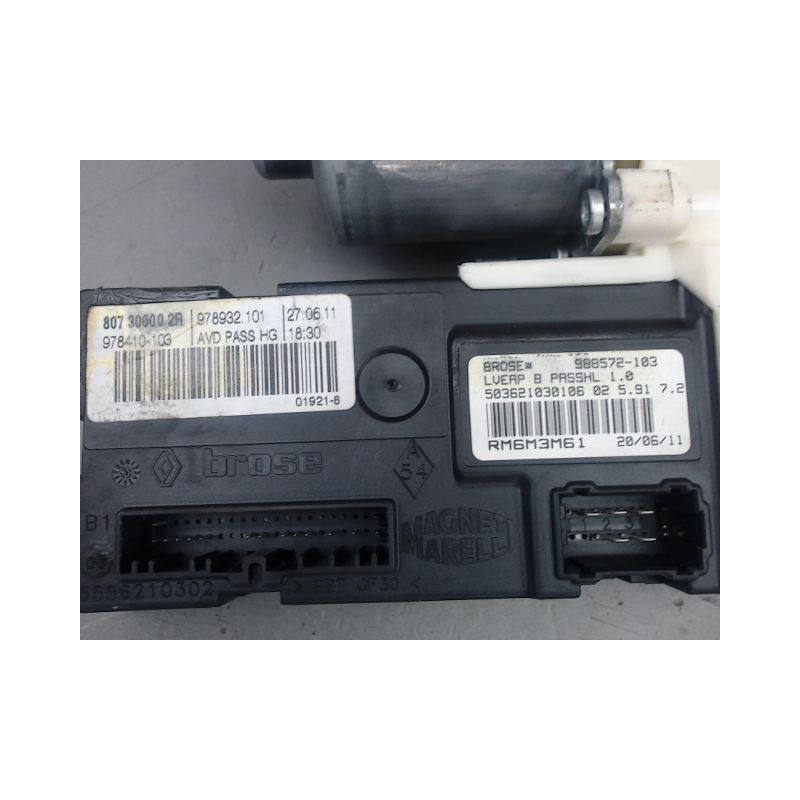 MECANISME LEVE-GLACE AVANT DROIT RENAULT LAGUNA