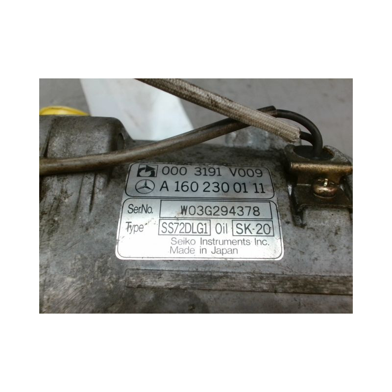 COMPRESSEUR AIR CONDITIONNE SMART FORTWO COUPE 3.2002-2006