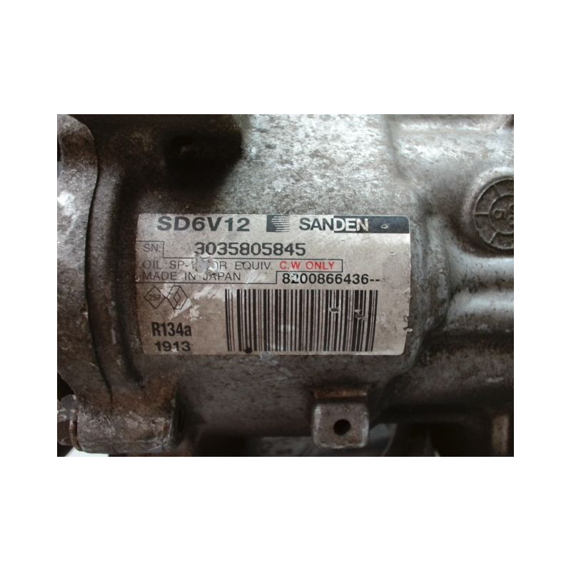 COMPRESSEUR AIR CONDITIONNE RENAULT CLIO CAMPUS II Phase 1 2006-2009