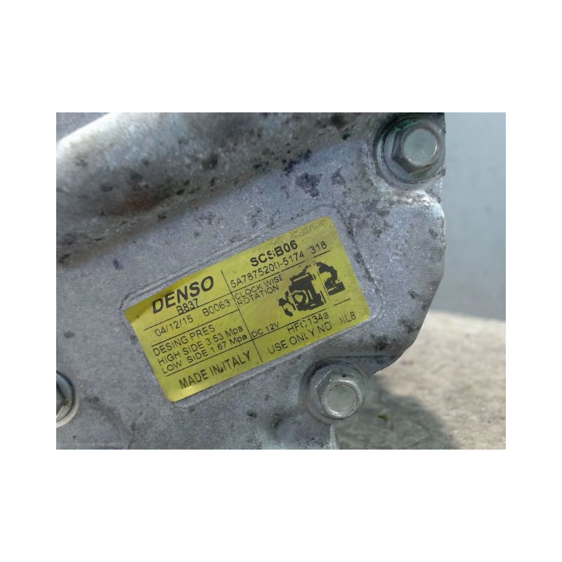 COMPRESSEUR AIR CONDITIONNE FIAT 500 2007-