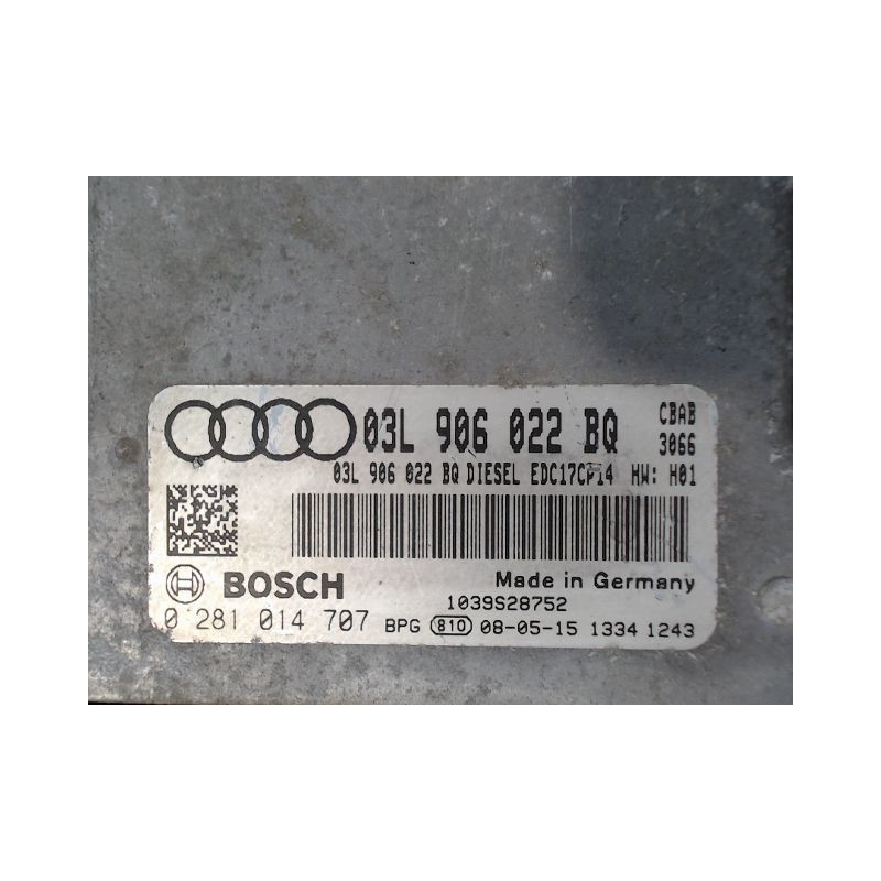 CALCULATEUR MOTEUR AUDI A3 CABRIOLET 2008-