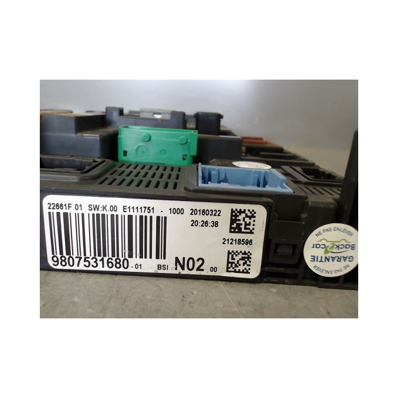 BOITIER GESTION HABITACLE CITROEN C4 CACTUS 2014-