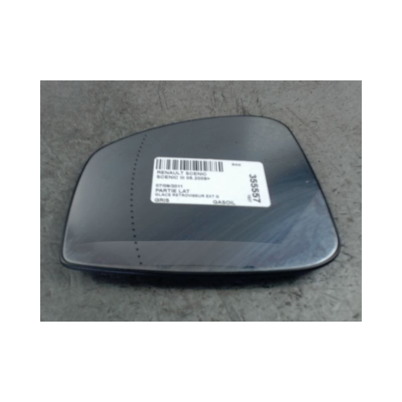 GLACE RETROVISEUR EXT G RENAULT SCENIC III 2009-