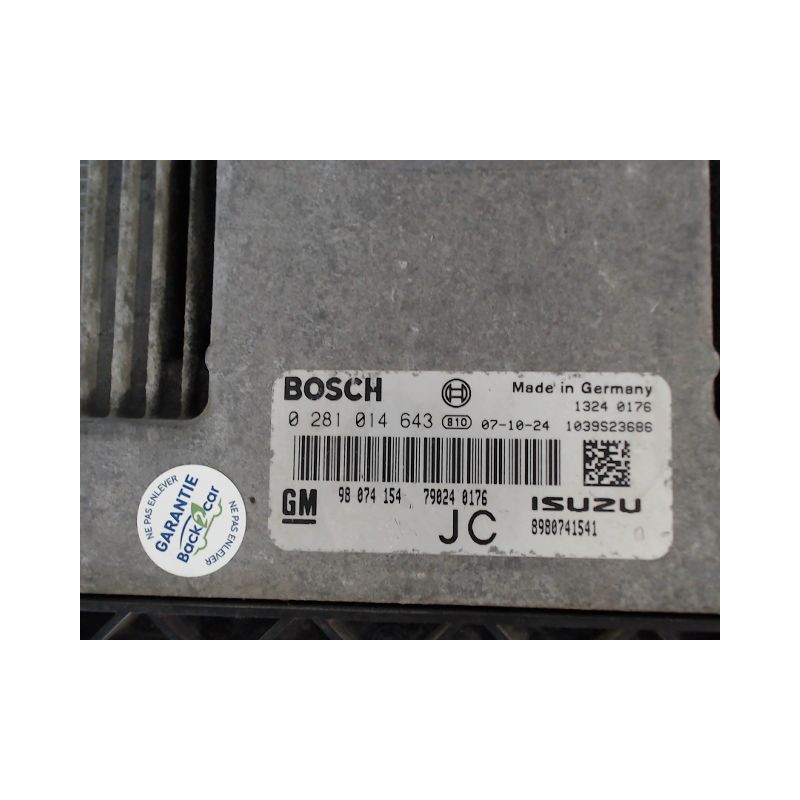CALCULATEUR MOTEUR OPEL ASTRA