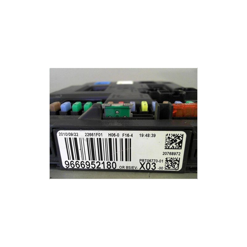 BOITIER GESTION HABITACLE CITROEN C3 II 2009-2012