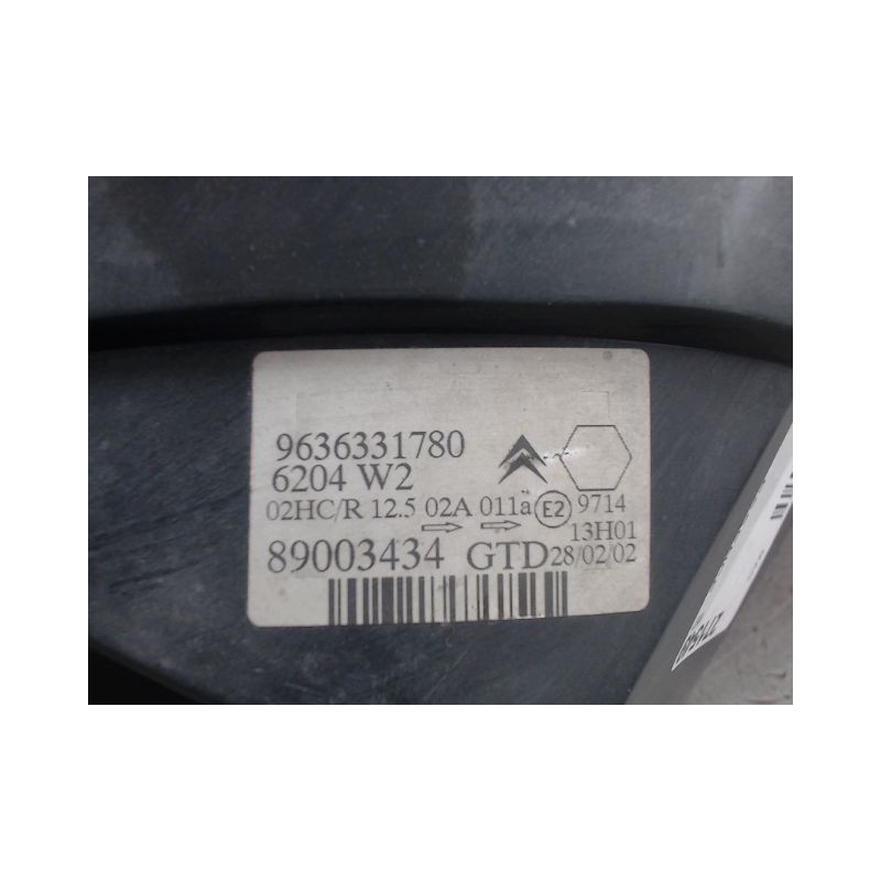 PHARE GAUCHE CITROEN SAXO