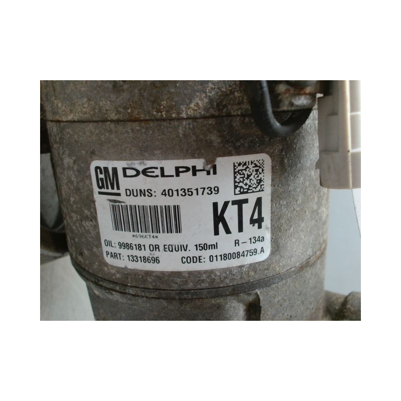 COMPRESSEUR AIR CONDITIONNE OPEL ASTRA CABRIOLET 2006-