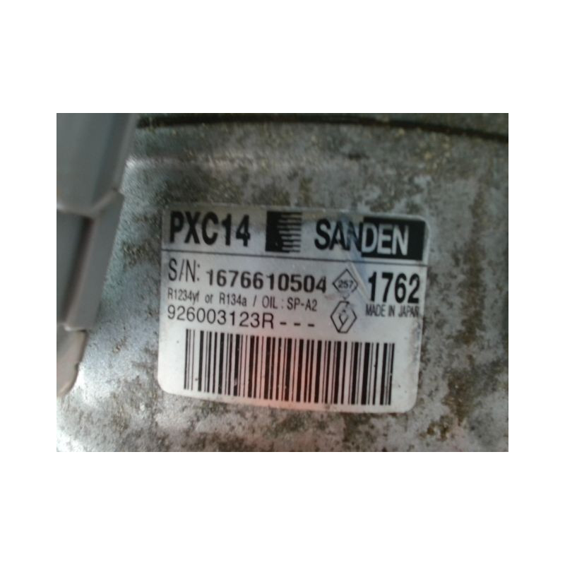 COMPRESSEUR AIR CONDITIONNE RENAULT MEGANE IV PHASE 1 2015-