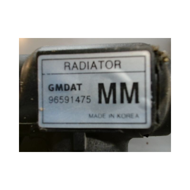RADIATEUR CHEVROLET MATIZ 05-