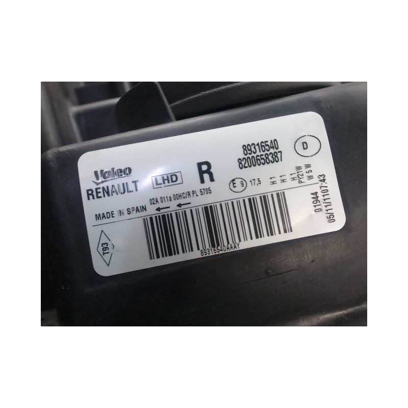 PHARE DROIT RENAULT MODUS