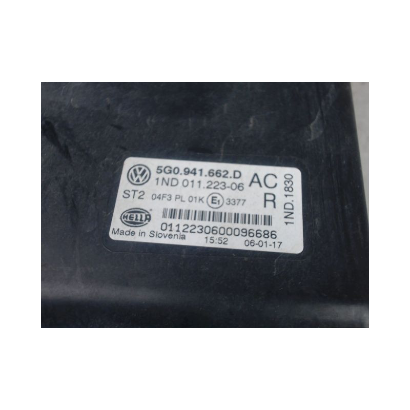 PHARE ANTIBROUILLARD AVANT DROIT VOLKSWAGEN GOLF