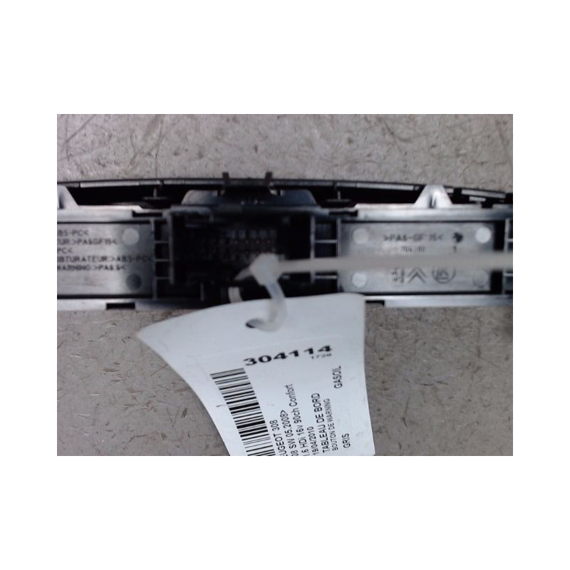 BOUTON DE WARNING PEUGEOT 308 SW 2008-