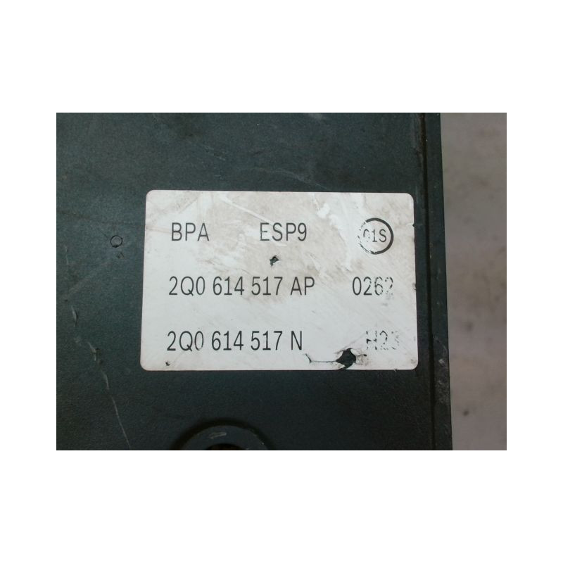 UNITE HYDRAULIQUE ABS VOLKSWAGEN POLO 2009-