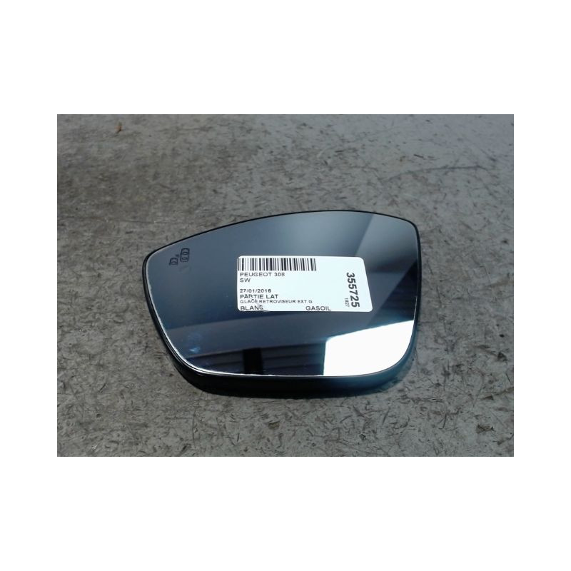 GLACE RETROVISEUR EXT G PEUGEOT 308 SW 2008-