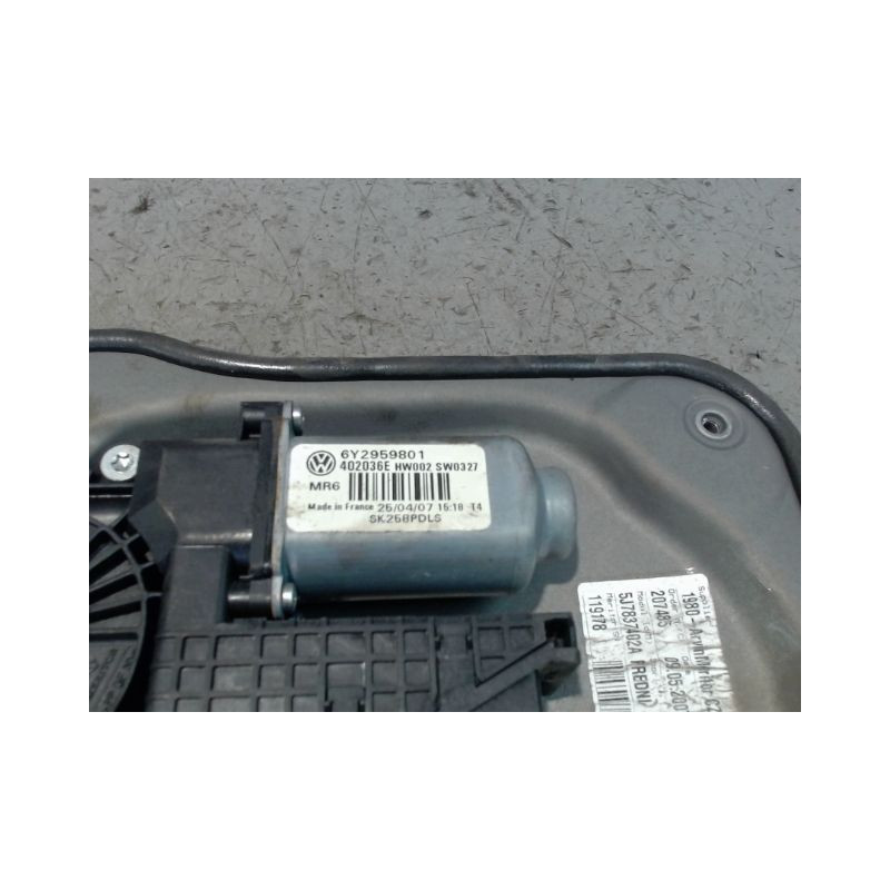 MECANISME+MOTEUR LEVE-GLACE AVANT DROIT SKODA ROOMSTER