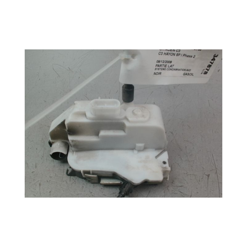 SYSTEME CONDAMNATION AVANT DROIT CITROEN C3 I Phase 2 2005-2010
