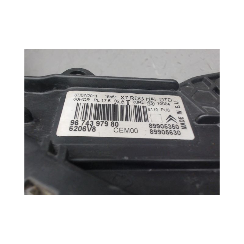 PHARE DROIT CITROEN C5