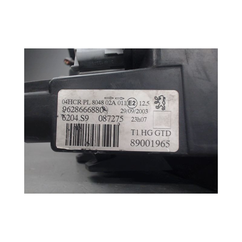 PHARE GAUCHE PEUGEOT 206