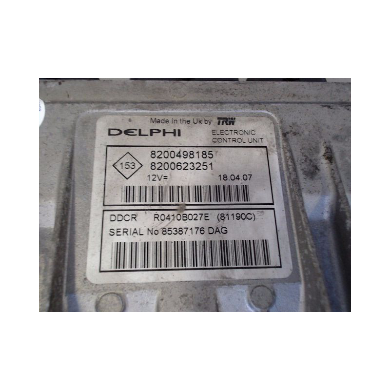CALCULATEUR MOTEUR RENAULT KANGOO