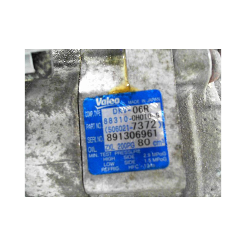 COMPRESSEUR AIR CONDITIONNE PEUGEOT 107 3P
