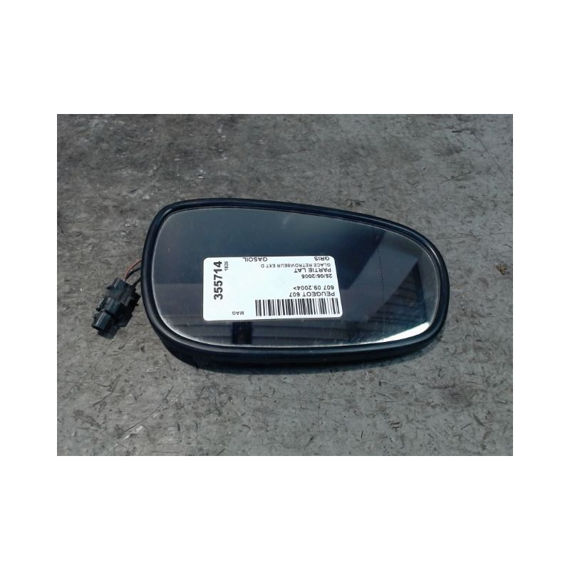 GLACE RETROVISEUR EXT D PEUGEOT 607 2004-
