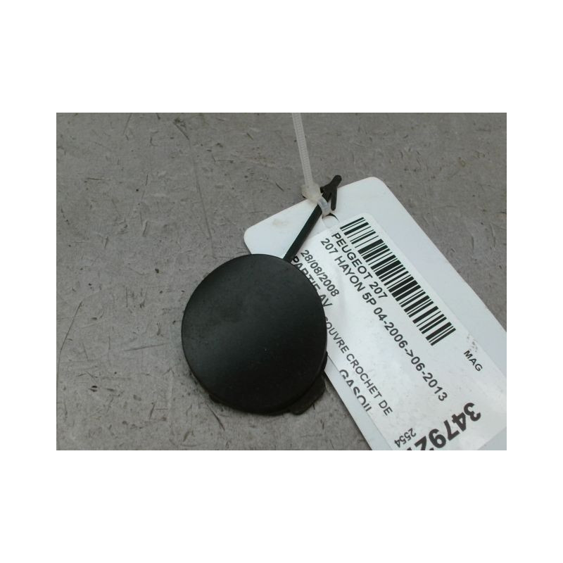 OBTURATEUR COUVRE CROCHET DE BOUCLIER AV PEUGEOT 207 2006-2013