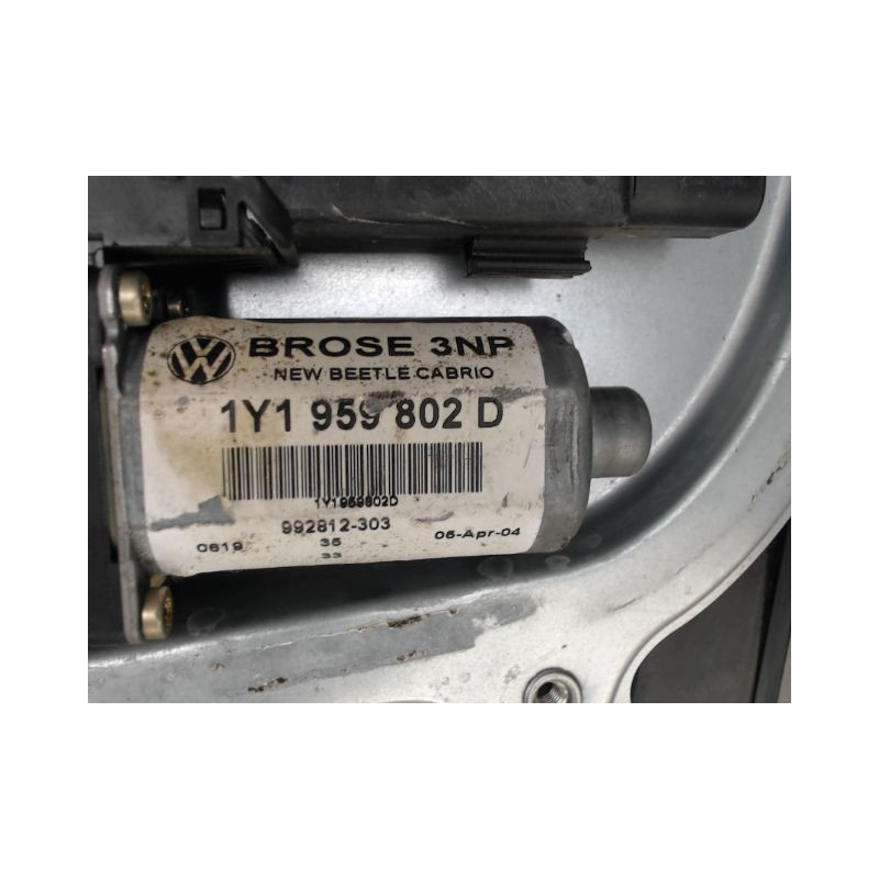 MECANISME LEVE-GLACE AVANT DROIT VOLKSWAGEN NEWBEETLE