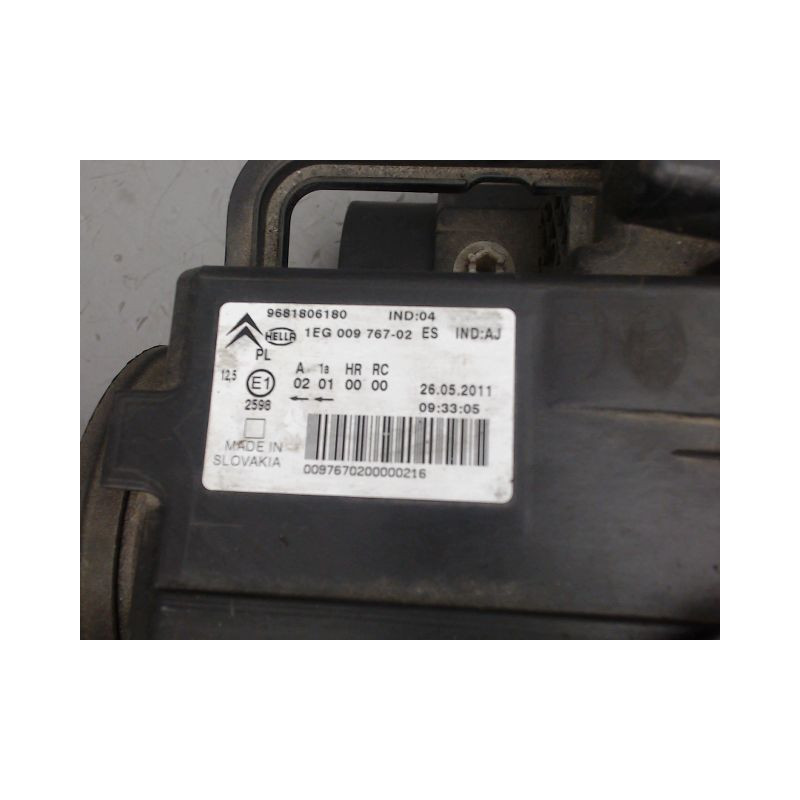 PHARE DROIT CITROEN C3