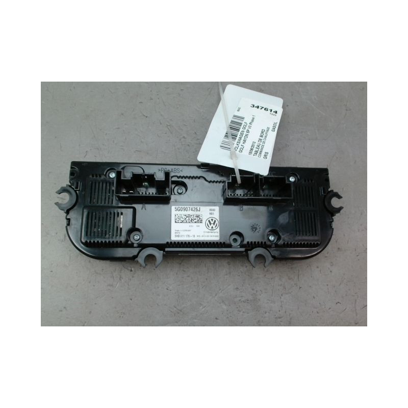 COMMANDE DE CHAUFFAGE VOLKSWAGEN GOLF VII Phase 1 (5G) 2012-...