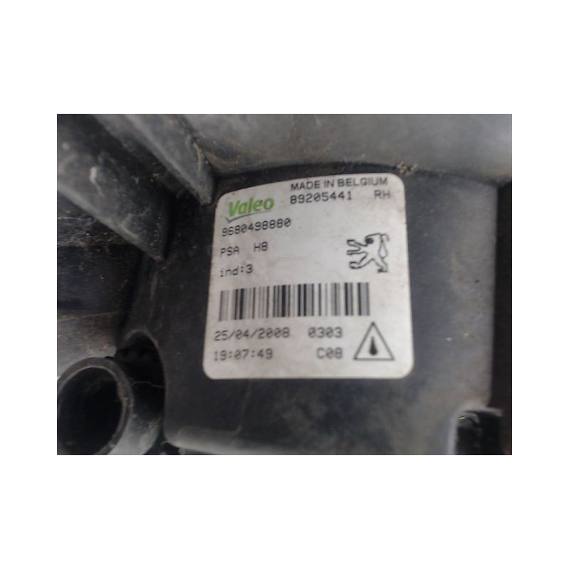 PHARE ANTIBROUILLARD AVANT DROIT PEUGEOT 308