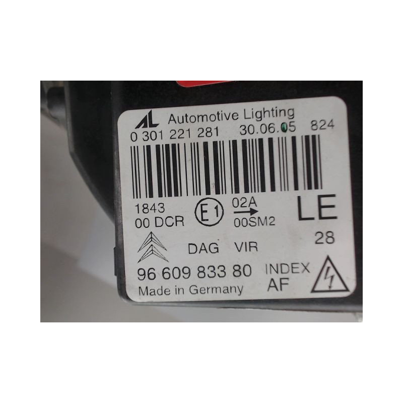 PHARE GAUCHE CITROEN C6