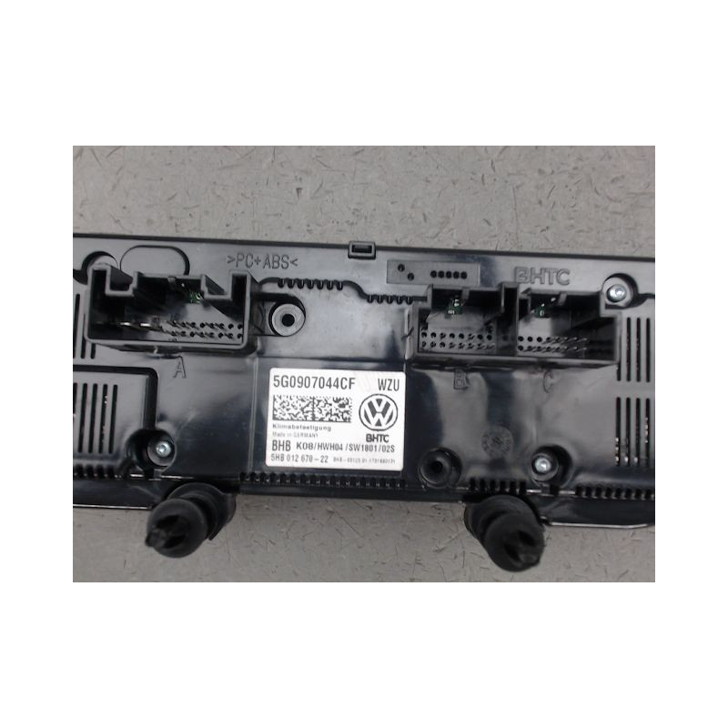 COMMANDE DE CHAUFFAGE VOLKSWAGEN GOLF