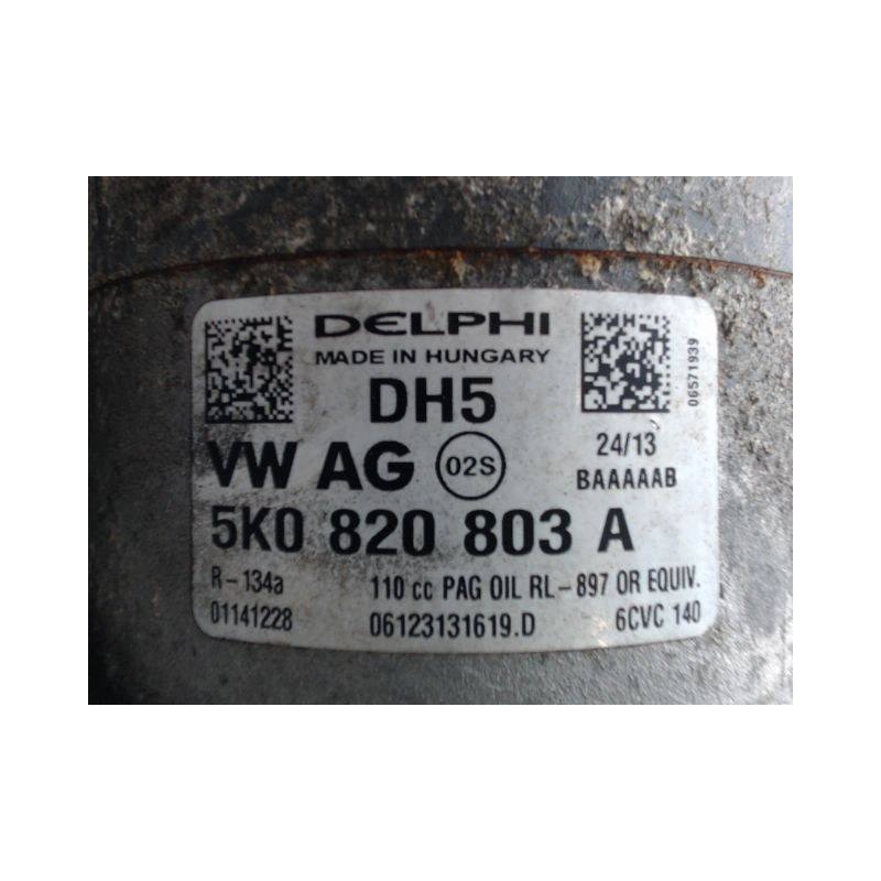 COMPRESSEUR AIR CONDITIONNE VOLKSWAGEN POLO 2009-